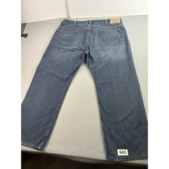 Levi’s 569 Loose Straight Jeans Mens 42x30 Blue Denim Baggy Fit Casual - Picture 13 of 13